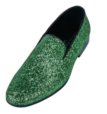 Mardi Gras Green Sparkle Shoe