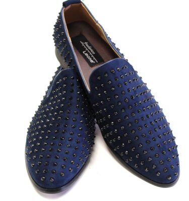 Blue Mini Spike Shoe