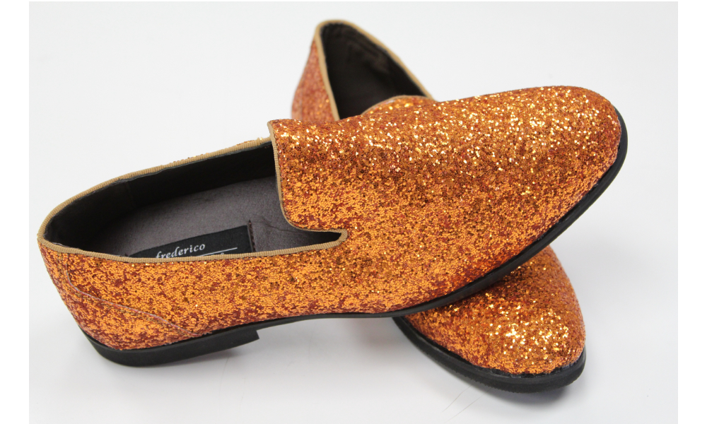 Orange Sparkle Fashion Shoe